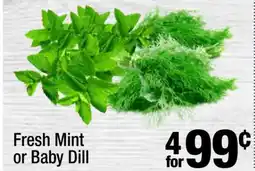 Super King Markets Fresh Mint or Baby Dill offer