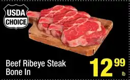 Super King Markets Beef Ribeye Steak Bone In offer