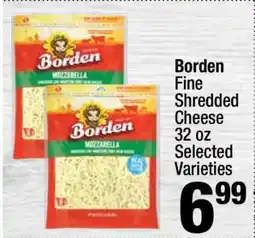 Super King Markets Borden Fine Shredded Cheese offer