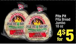 Super King Markets Pita Pit Pita Bread Jumbo offer