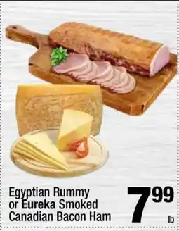 Super King Markets Egyptian Rummy or Eureka Smoked Canadian Bacon Ham offer