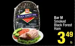 Super King Markets Bar M Smoked Black Forest Ham offer