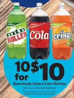 Save a Lot Boardwalk Soda 2 Liter Bottles offer