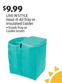 Aldi LIVE IN STYLE Haul-It-All Tray or Insulated Cooler offer
