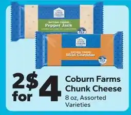 Save a Lot Coburn Farms Chunk Cheese offer