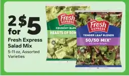 Save a Lot Fresh Express Salad Mix offer