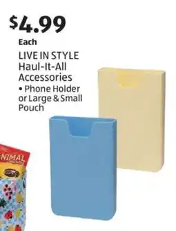 Aldi LIVE IN STYLE Haul-It-All Accessories offer