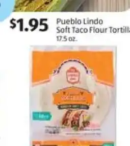 Aldi Pueblo Lindo Soft Taco Flour Tortillas offer