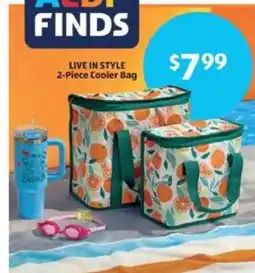Aldi LIVE IN STYLE 2-Piece Cooler Bag offer