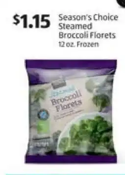Aldi Season's Choice Steamed Broccoli Florets offer