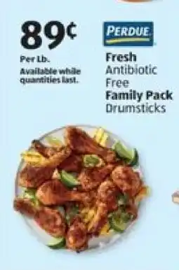 Aldi Perdue Fresh Antibiotic Free Family Pack Drumsticks offer