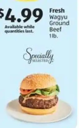 Aldi Fresh Wagyu Ground Beef offer