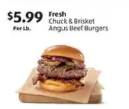 Aldi Fresh Chuck & Brisket Angus Beef Burgers offer