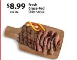 Aldi Fresh Grass-Fed Skirt Steak offer