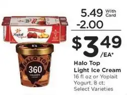 Kroger Halo Top Light Ice Cream or Yoplait Yogurt offer