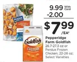 Kroger Pepperidge Farm Goldfish or Perdue Frozen Chicken offer