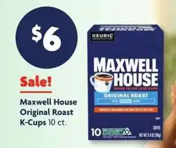 Family Dollar Maxwell House Original Roast K-Cups offer