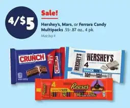Family Dollar Hershey's, Mars, or Ferrara Candy Multipacks offer