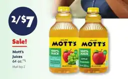 Family Dollar Mott's Juices offer