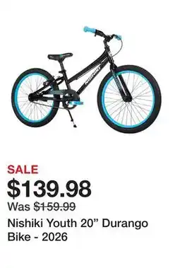 Dick's Sporting Goods Nishiki Youth 20 Durango Bike - 2026 offer