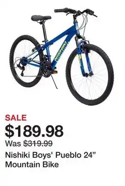 Dick's Sporting Goods Nishiki Boys' Pueblo 24 Mountain Bike offer