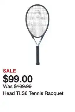 Dick's Sporting Goods Head Ti.S6 Tennis Racquet offer