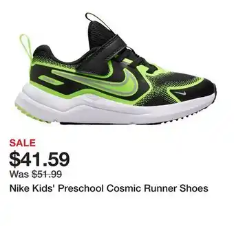 Dick's Sporting Goods Nike Kids' Preschool Cosmic Runner Shoes offer