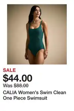 Dick's Sporting Goods CALIA Women's Swim Clean One Piece Swimsuit offer