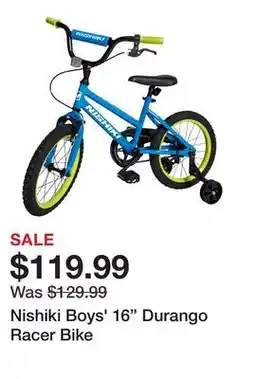 Dick's Sporting Goods Nishiki Boys' 16 Durango Racer Bike offer