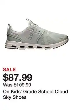 Dick's Sporting Goods On Kids' Grade School Cloud Sky Shoes offer