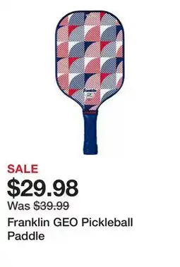 Dick's Sporting Goods Franklin GEO Pickleball Paddle offer