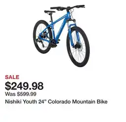Dick's Sporting Goods Nishiki Youth 24 Colorado Mountain Bike offer