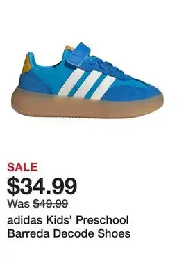 Dick's Sporting Goods adidas Kids' Preschool Barreda Decode Shoes offer