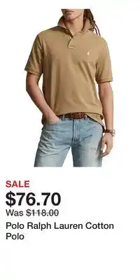 Nordstrom Polo Ralph Lauren Cotton Polo offer
