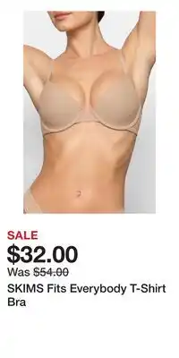 Nordstrom SKIMS Fits Everybody T-Shirt Bra offer