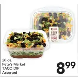 Pete's Fresh Market Pete's Market TACO DIP offer