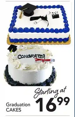 Pete's Fresh Market Graduation CAKES offer