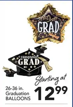 Pete's Fresh Market 26-36 in. Graduation BALLOONS offer