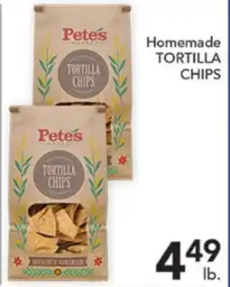 Pete's Fresh Market Petes MARKET Homemade TORTILLA CHIPS offer