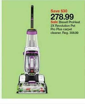 Target Bissell ProHeat 2x Revolution Pet Pro Plus Carpet Cleaner offer