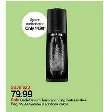 Target SodaStream Terra Sparkling Water Maker offer