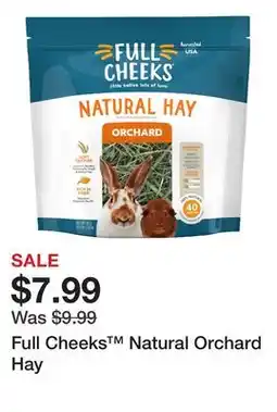 Petsmart Full Cheeks Natural Orchard Hay offer