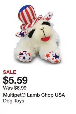 Petsmart Multipet Lamb Chop USA Dog Toys offer
