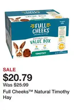 Petsmart Full Cheeks Natural Timothy Hay offer