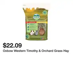 Petsmart Oxbow Western Timothy & Orchard Grass Hay offer