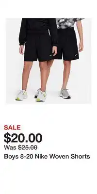 Kohl's Boys 8-20 Nike Woven Shorts offer