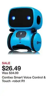 Kohl's Contixo Smart Voice Control & Touch -robot R1 offer