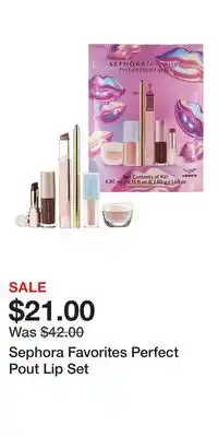 Kohl's Sephora Favorites Perfect Pout Lip Set offer