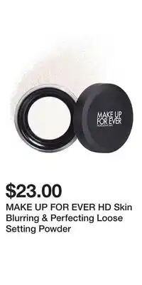 Kohl's MAKE UP FOR EVER HD Skin Blurring & Perfecting Loose Setting Powder offer