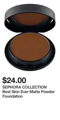 Kohl's SEPHORA COLLECTION Best Skin Ever Matte Powder Foundation offer